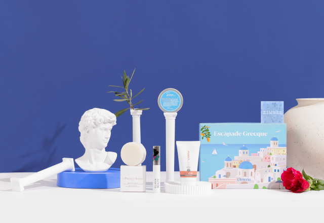Les produits de la box Glowria édition juillet 2022 Escapade Grecque