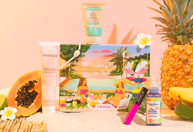Les produits de la box Waking up in Bali