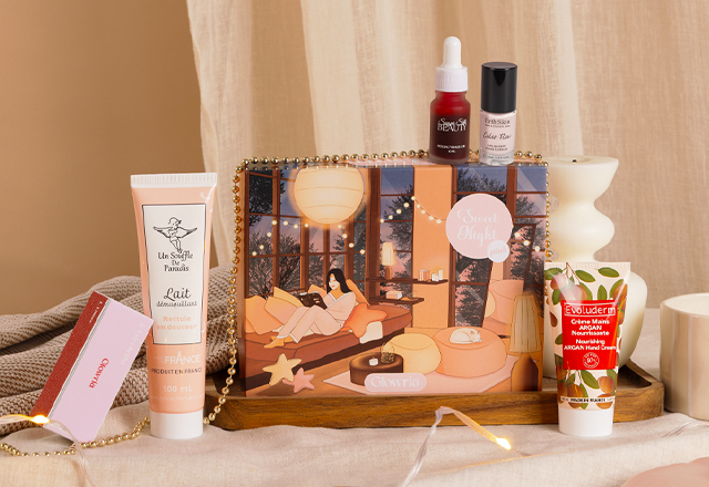 Les produits de la box Sweet Night