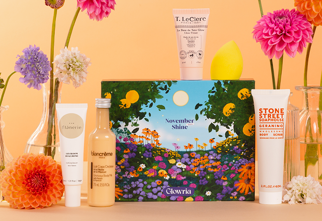 Les produits de la box November Shine