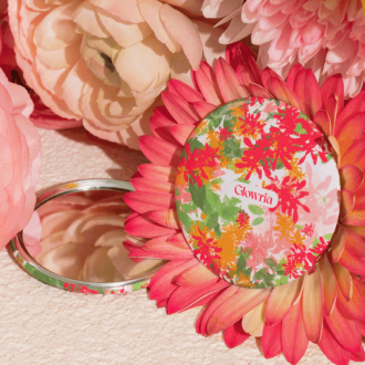 Glowria - Miroir de Poche Spring Flowers