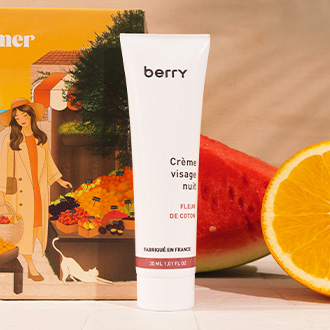 Berry - Crème Visage Nuit Fleur de Coton